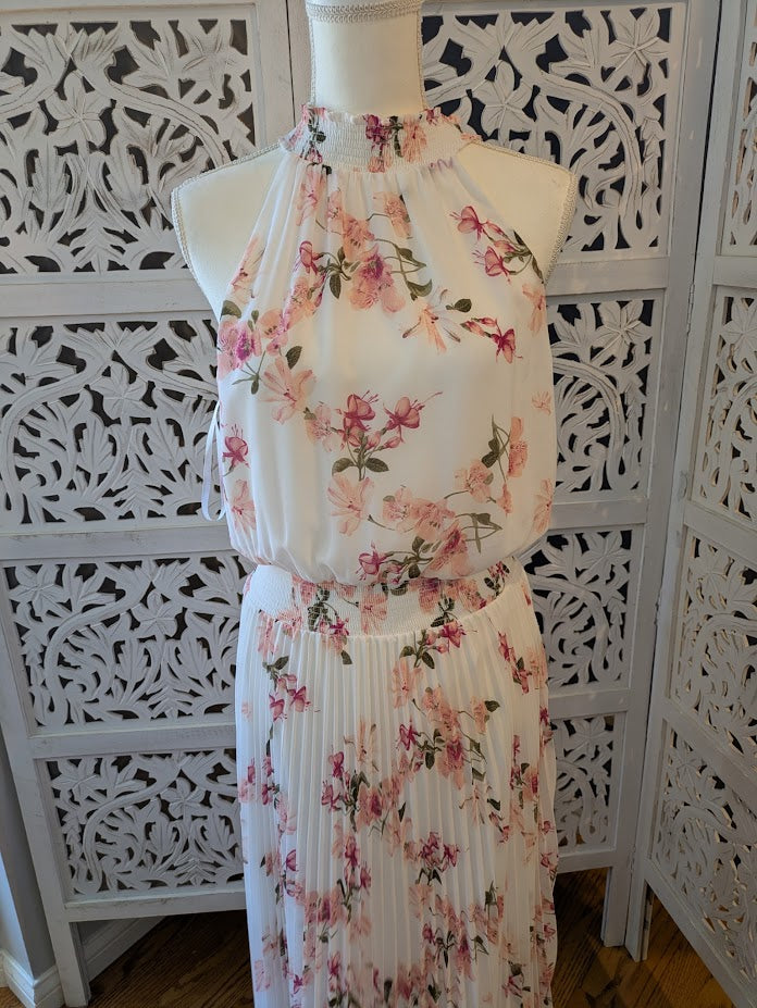 White House Black Market Elegant Floral Dress - NWT Sz 10
