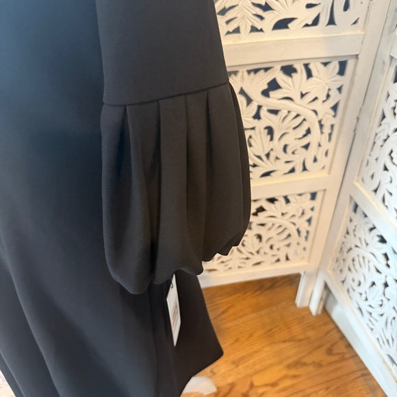 Calvin Klein Black Dress with Gold Zipper NWT Sz 12