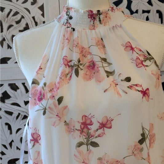 White House Black Market Elegant Floral Dress NWT Sz 10