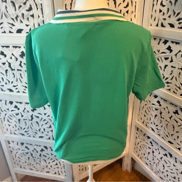 Green Pickleball Sport Club Women's Polo Shirt NWT