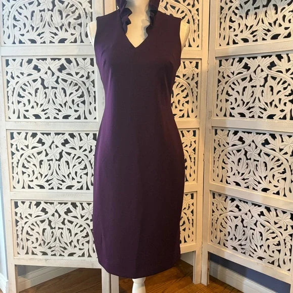 Calvin Klein Purple Midi Dress NWT Sz 4