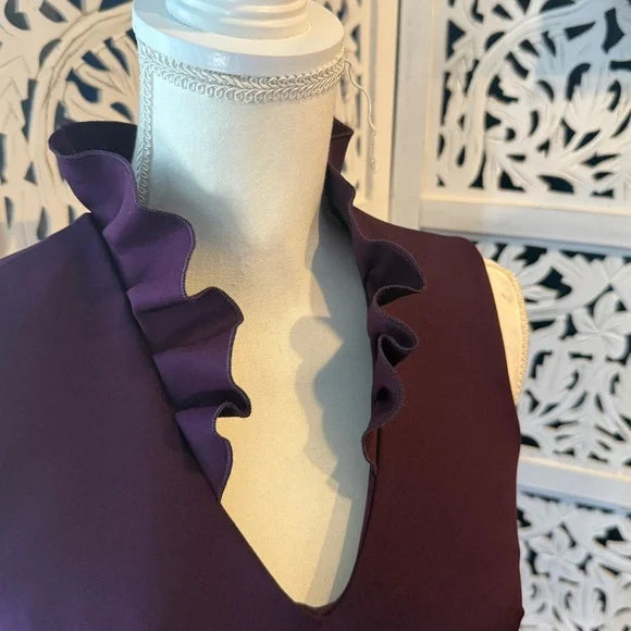 Calvin Klein Purple Midi Dress NWT Sz 4