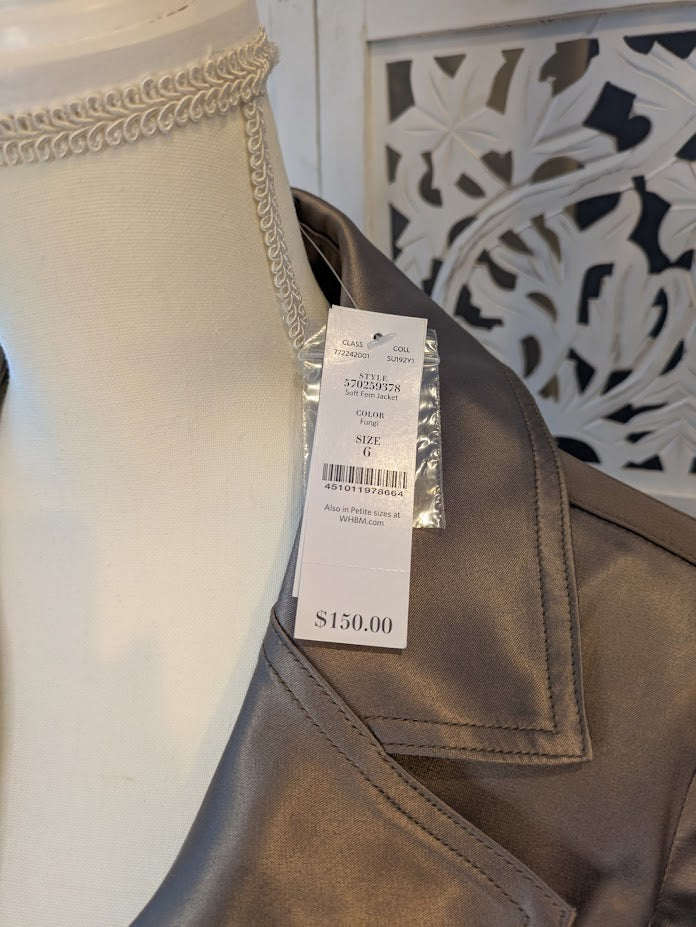 White House Black Market Soft Fem Women's Jacket - NWT Sz 6