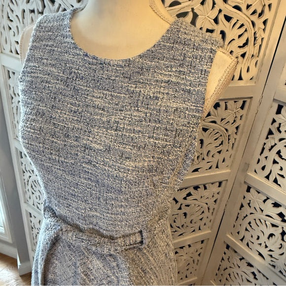 NWT Calvin Klein Textured Gray Midi Dress Sz 6
