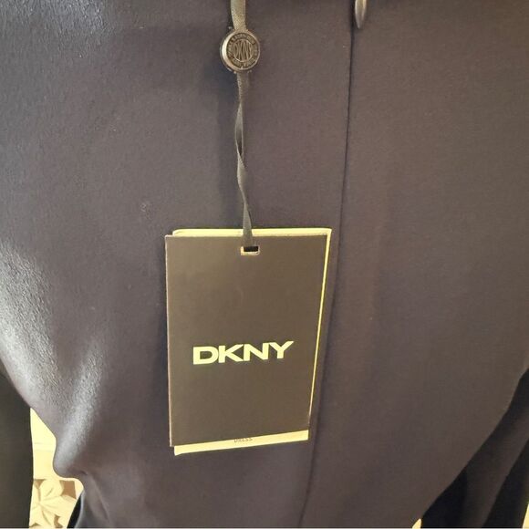 DKNY Midnight Blue Long Sleeve Dress NWT Sz 6