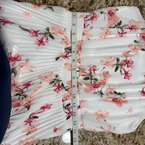White House Black Market Elegant Floral Dress NWT Sz 10