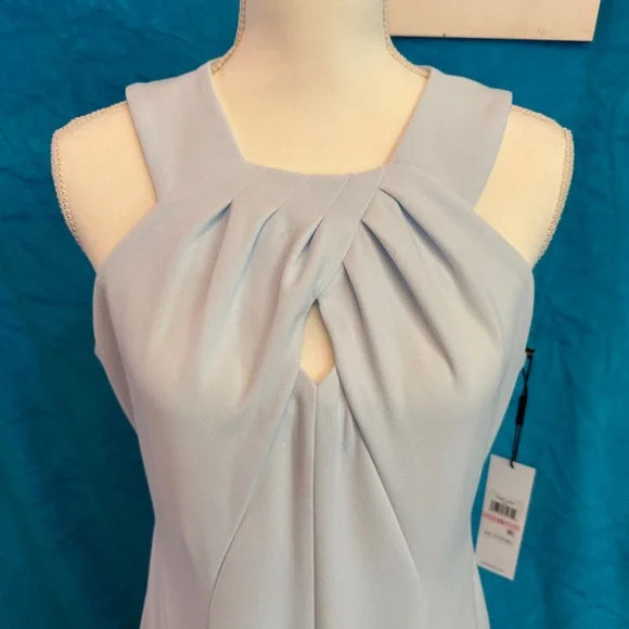 Calvin Klein Elegant Sleeveless Light Blue Pantsuit Sz 10